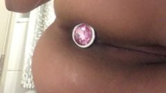 Playing With My Anal Plug, Quickie!