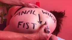 Passive Painslut Ass Destruction: Anal Bitch Humiliation & Buttplug