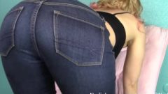 Jeans, G-string, And Ass-Hole Plug Tease