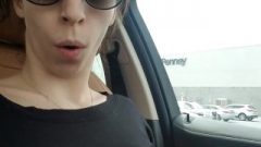 Public Masturbation Place Asshole Plug In Dressing Room And Take It Out In Car