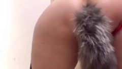 Japanese Honey Plays With Dripping Wet Twat & Inserts Bumhole Plug In Tight Bum